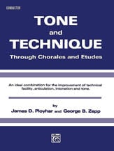 Tone and Technique Baritone Sax band method book cover